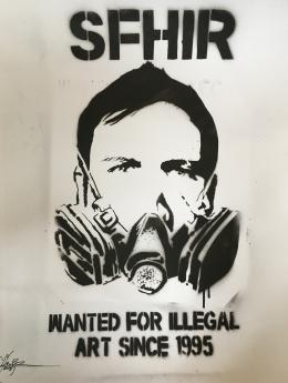 Wanted for illegal art since 1995